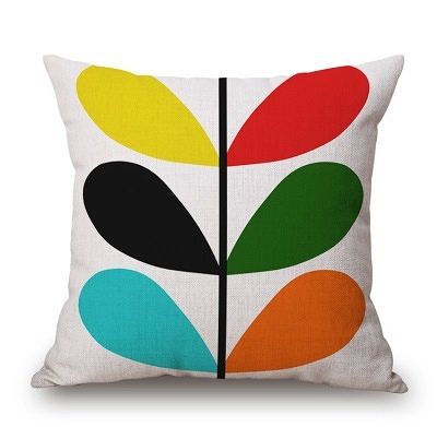 Poduszka dekoracyjna kolorowa nowoczesna dla dzieci  skandynawska geometryczny wzór